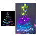 ALBERO DA PARETE C/STRUTTURA 96 LED RGB C/TELECOMANDO (2pz)